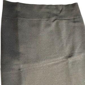 Victoria's Secret Black Ribbed Lycra Skirt Size L.